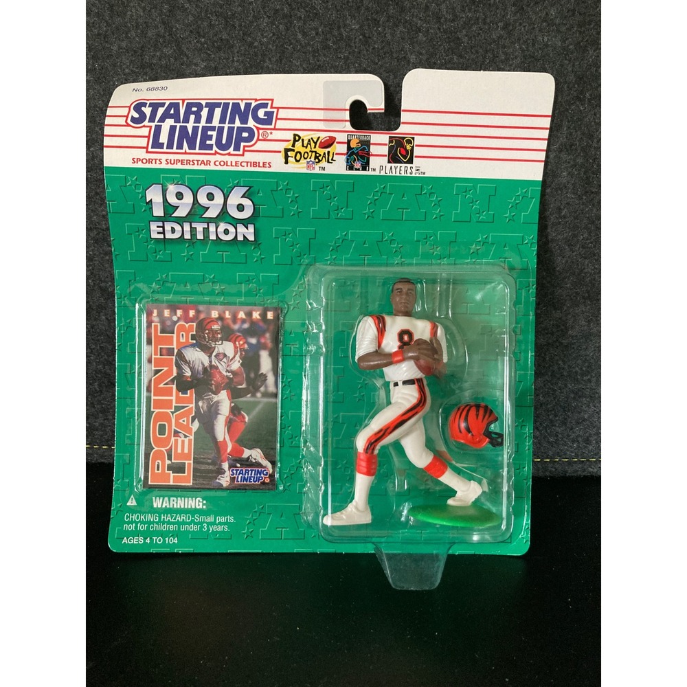 Kenner Starting Lineup 1996 Jeff Blake Cincinnati Bengals Action Figure Card